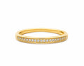 Anel Aparador em Ouro 18K com Moissanite