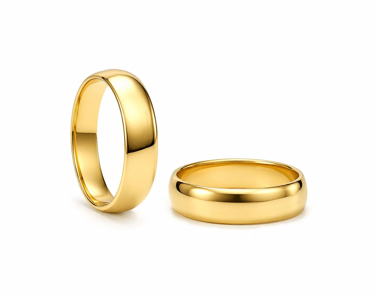 Aliança Abaulada em Ouro 18k 7mm