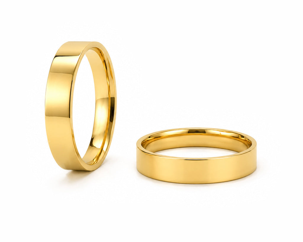 Aliança em Ouro 18k 4mm
