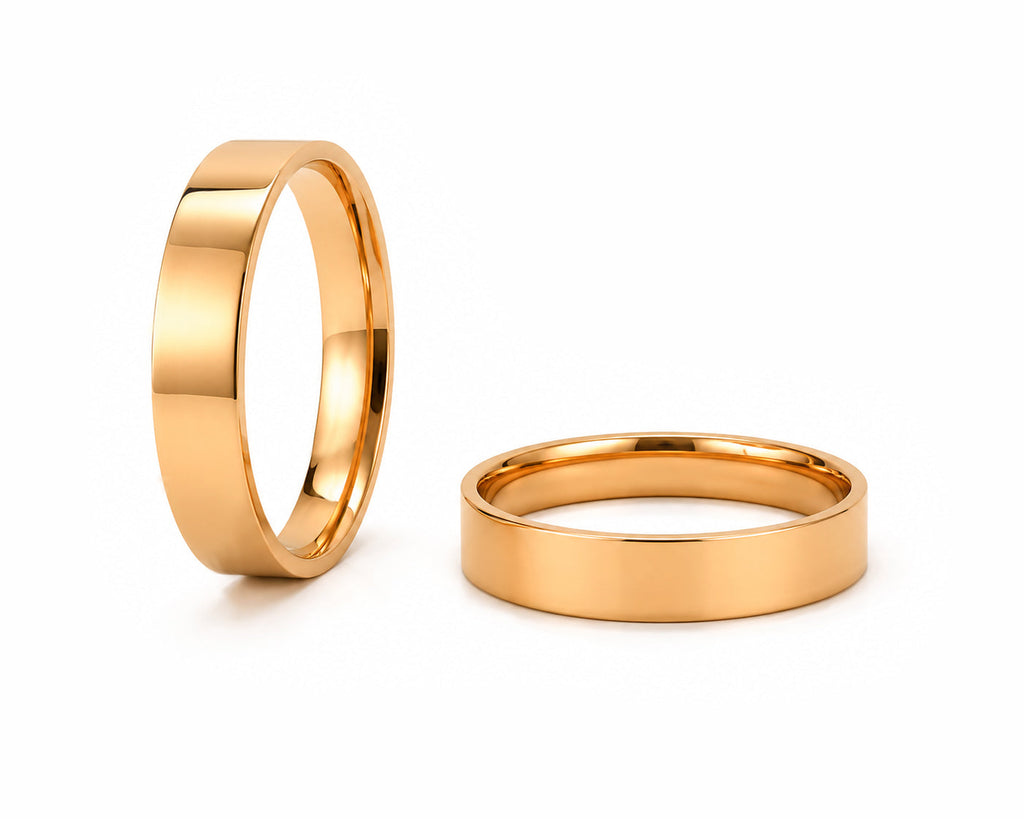 Aliança em Ouro 18k 4mm