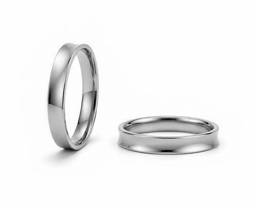 Aliança Côncavo em Ouro 18k 2mm