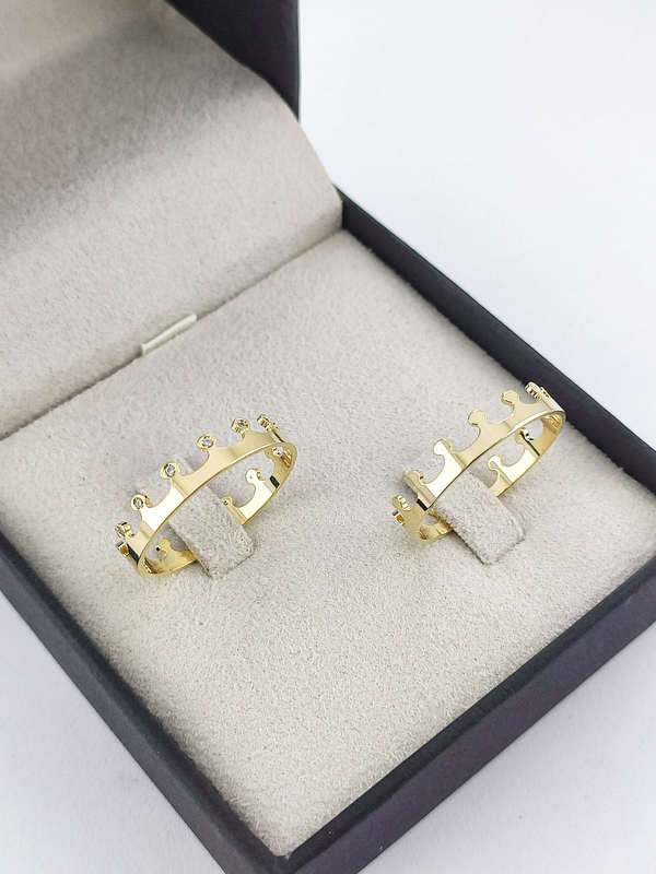 Aliança em Ouro 18k Reto 4mm com 14 Brilhantes