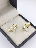 Aliança em Ouro 18k Abaulado Texturizado 4mm