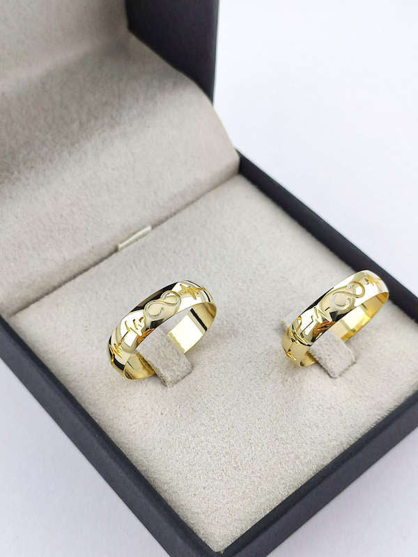 Aliança em Ouro 18k Abaulado 5mm