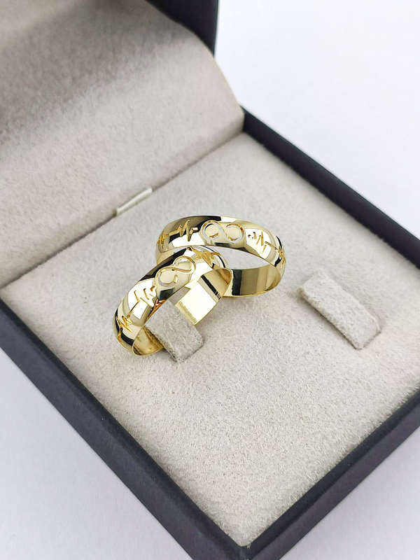 Aliança em Ouro 18k Abaulado 5mm