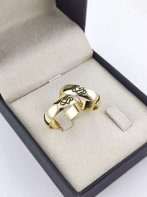 Aliança em Ouro 18k Abaulado 5mm