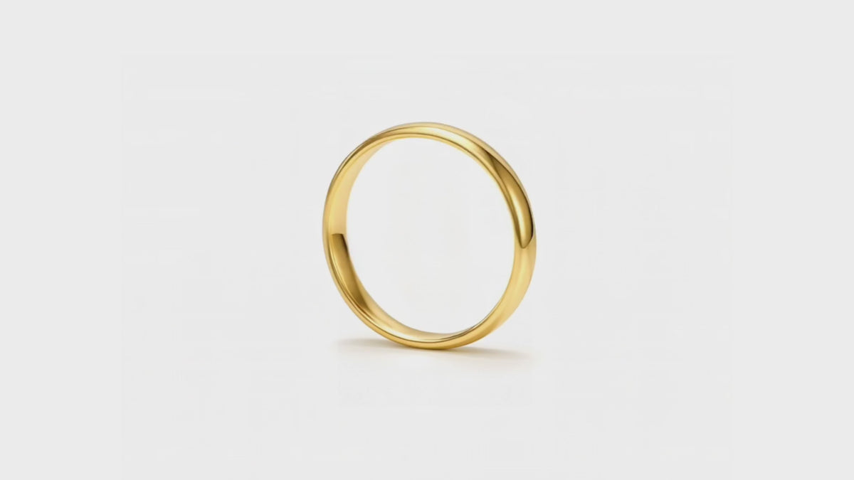 Aliança em Ouro 18k 4mm