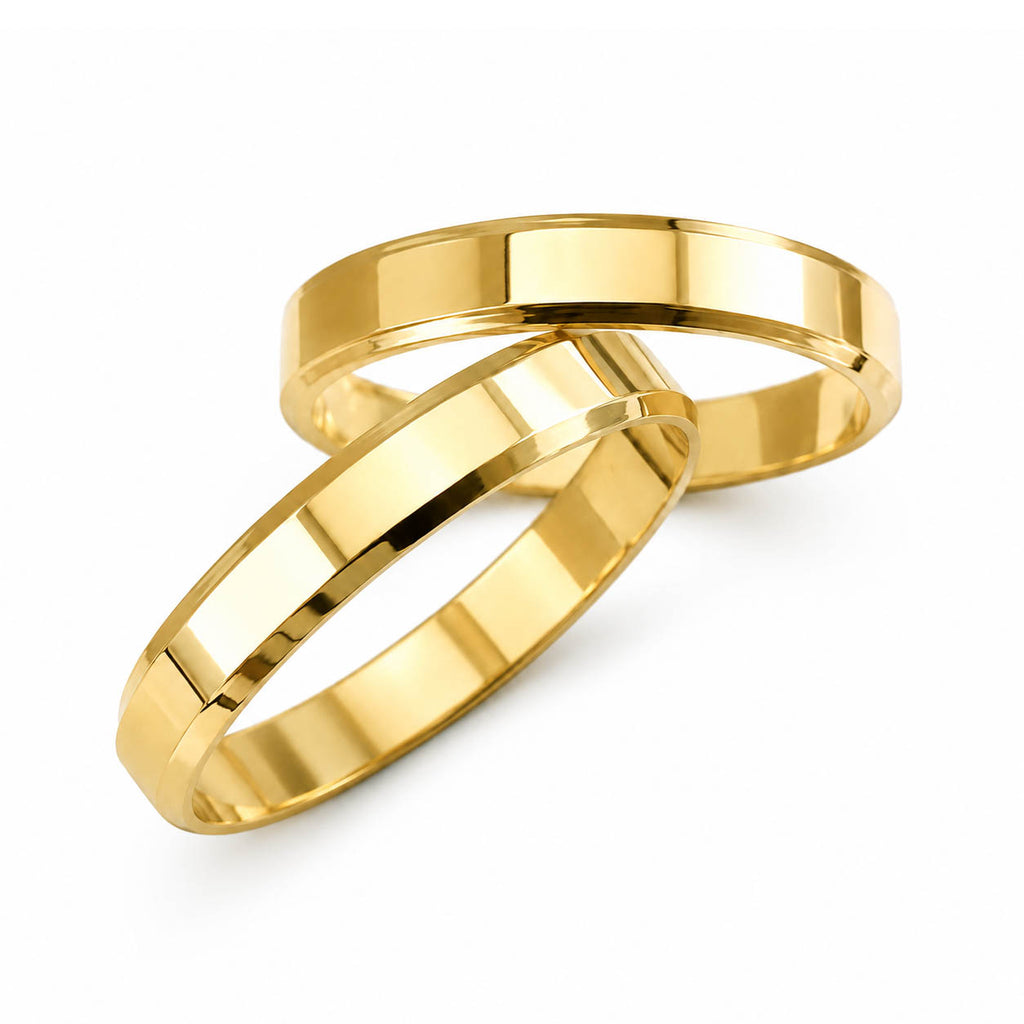 Aliança em Ouro 18k Reto 3mm