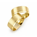 Aliança em Ouro 18k Reto 7mm