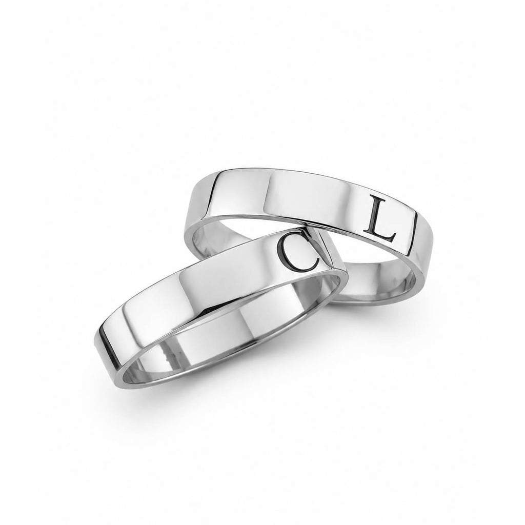 Aliança em Ouro 18k Côncavo Cravejado 5mm com 20 Brilhantes